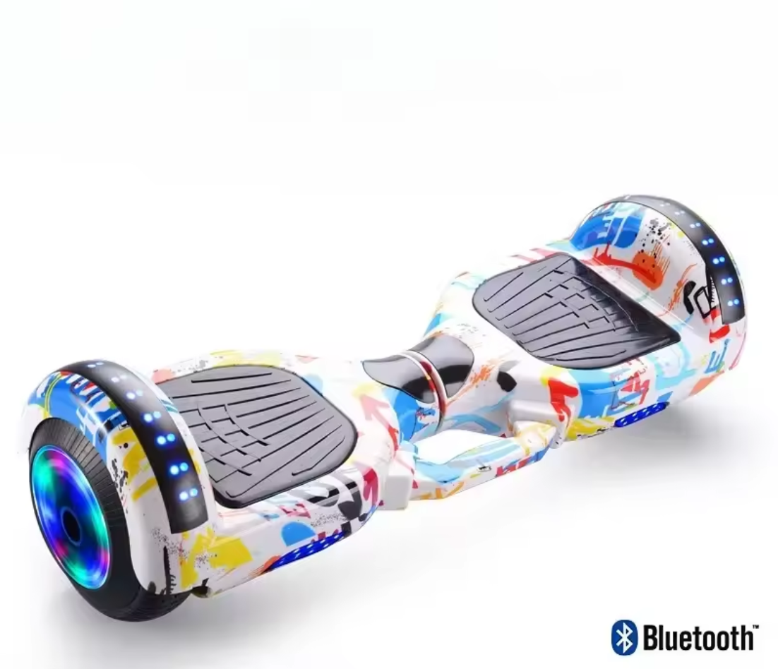 Hoverboard Electrique , Music Bluetooth, lumineux 6.5 Pouces + Kit De Protection
